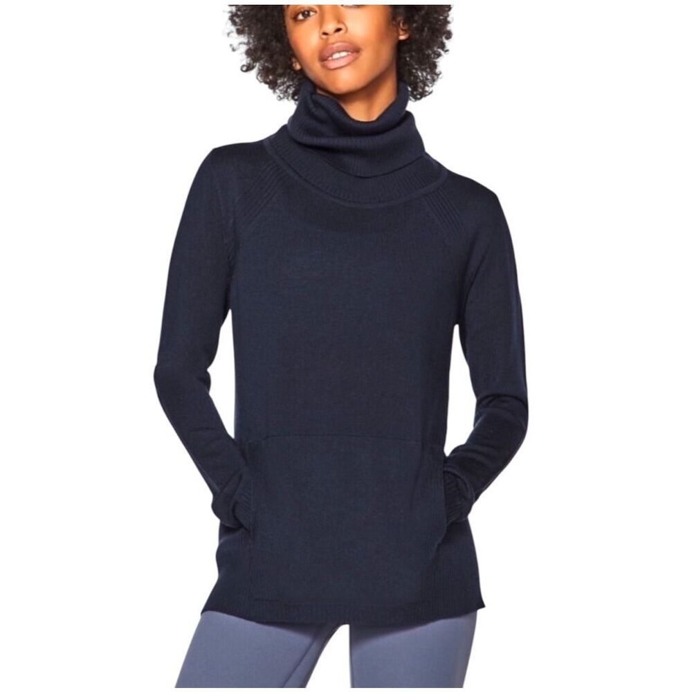 lululemon athletica Navy Cowl Neck Sweater